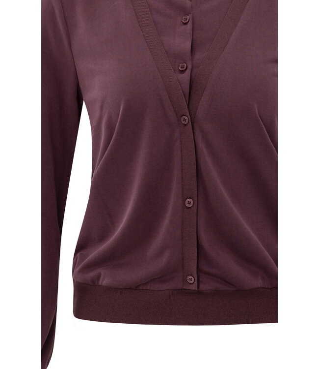 YAYA BLOUSE (BORDEAUX)