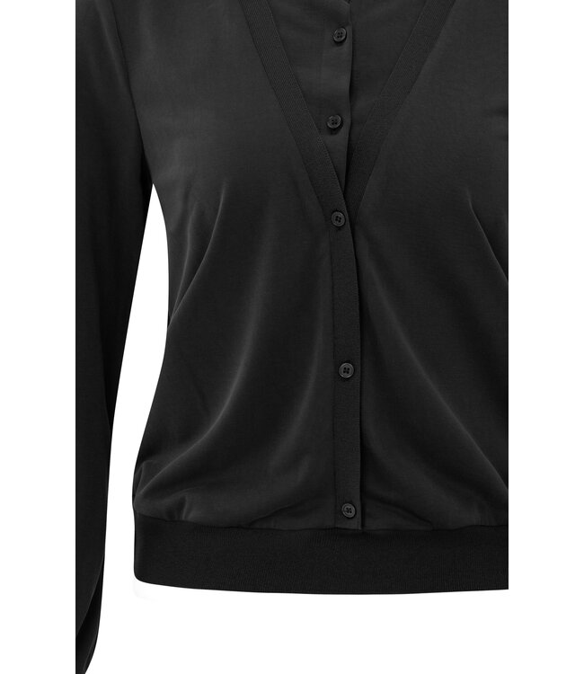 YAYA BLOUSE (ZWART)