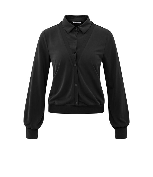 YAYA BLOUSE (ZWART)