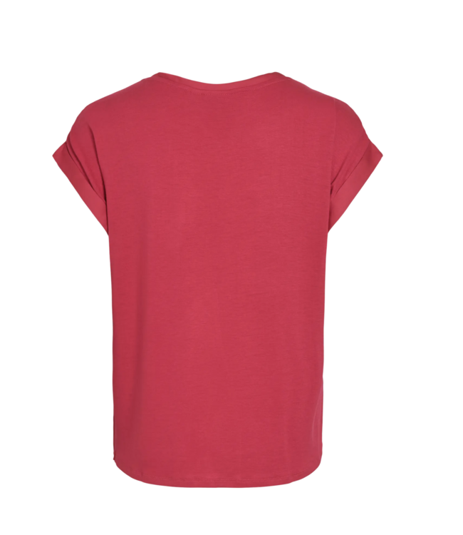 VILA T-SHIRT (ROOD)