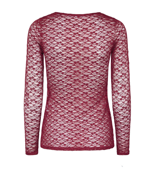 SISTERSPOINT T-SHIRT (BORDEAUX)