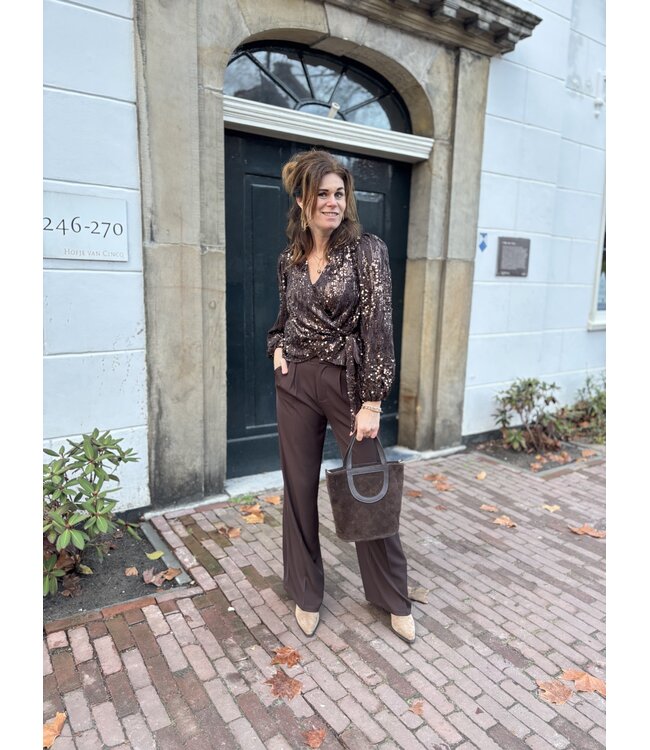 MITCH TOP (DONKERBRUIN)