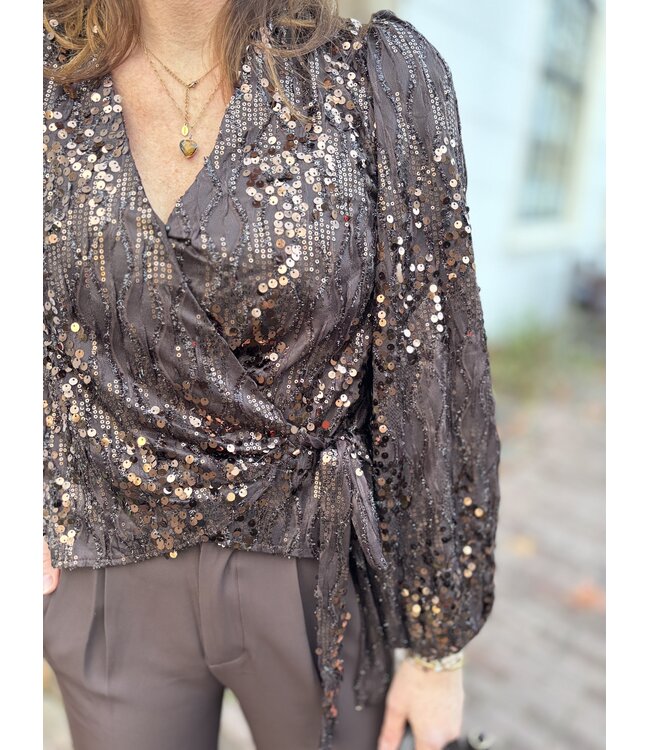 MITCH TOP (DONKERBRUIN)