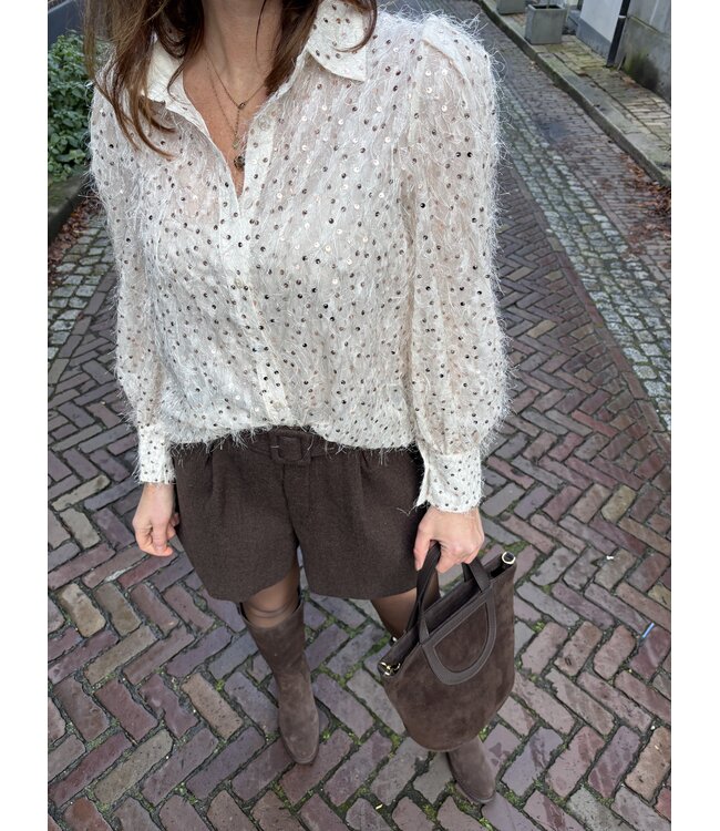 MITCH BLOUSE (ECRU-OFF WHITE)