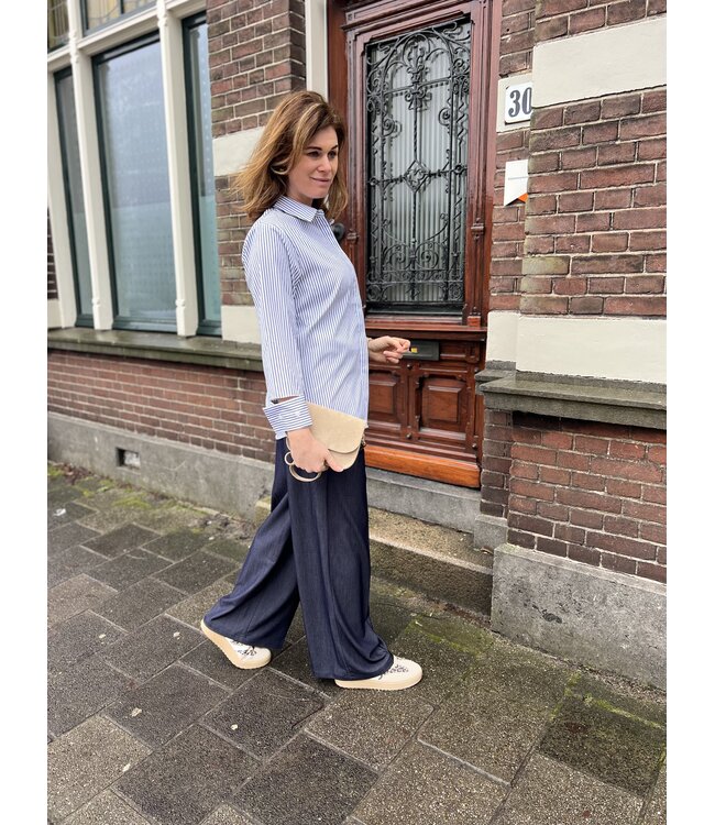 MITCH BLOUSE (ZWART COMBI)