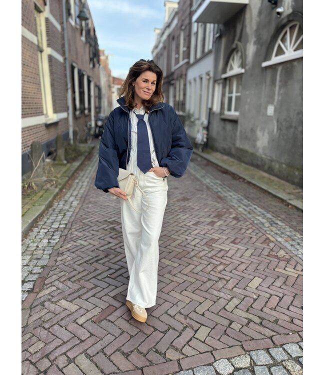 MITCH JAS KORT (BLAUW)