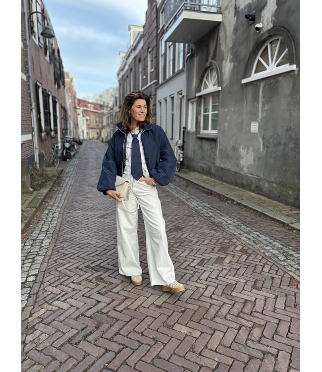 MITCH JAS KORT (BLAUW)