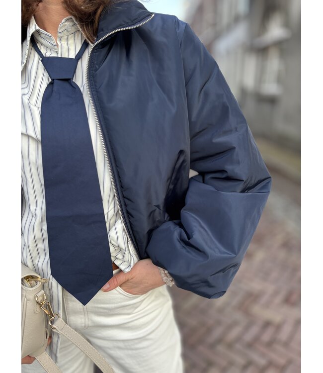 MITCH JAS KORT (BLAUW)