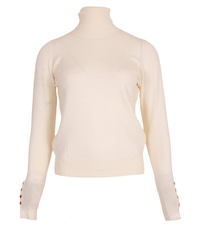 MITCH COL/TURTLENECK (ECRU-OFF WHITE)