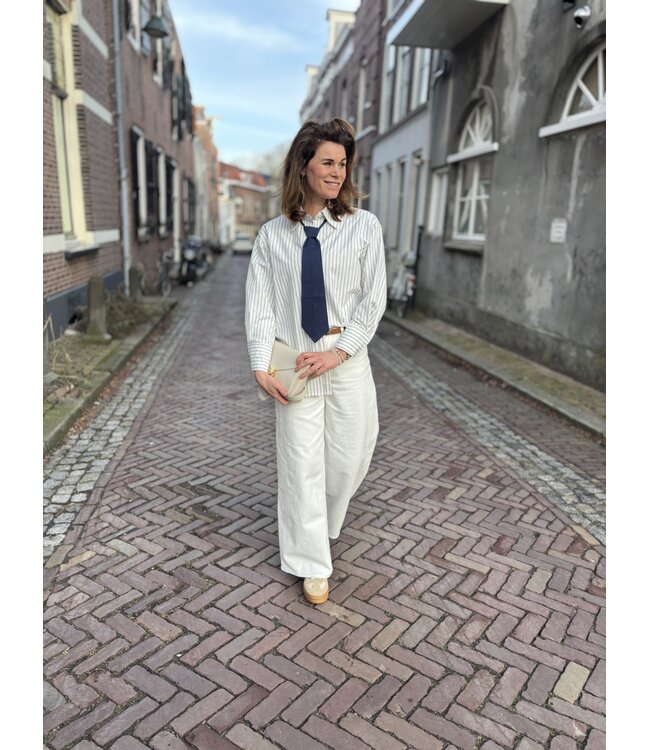 MITCH BROEK (ECRU-OFF WHITE)