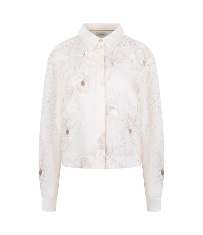 NUKUS BLOUSE (ECRU-OFF WHITE)