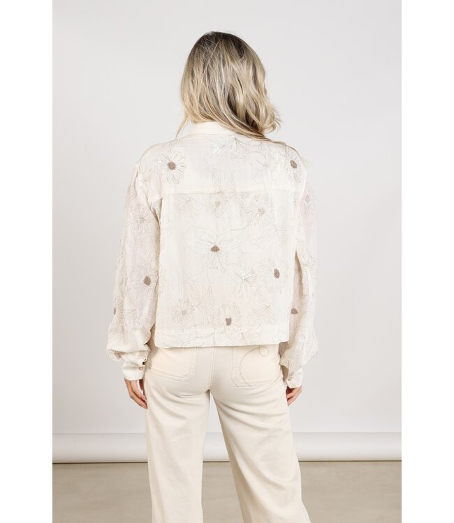 NUKUS BLOUSE (ECRU-OFF WHITE)