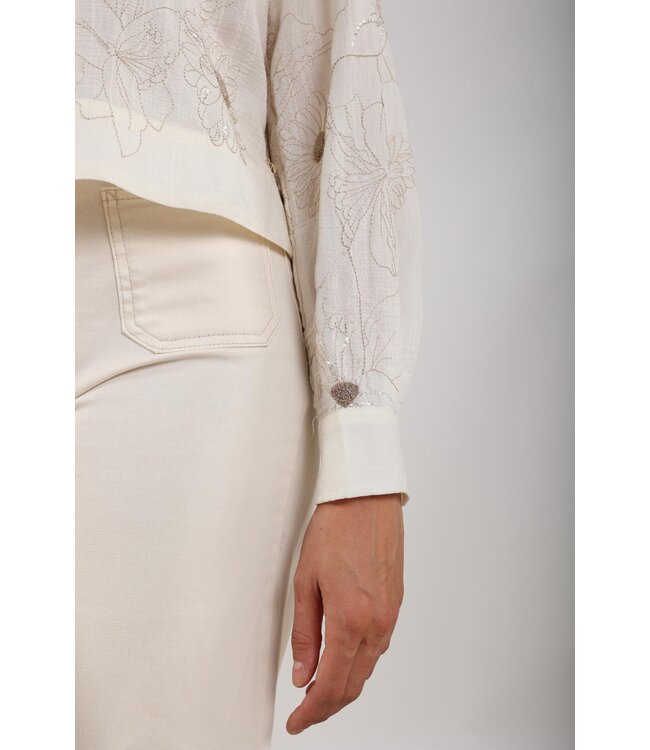 NUKUS BLOUSE (ECRU-OFF WHITE)