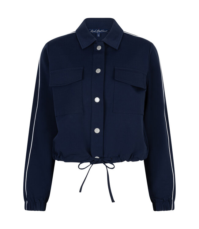 RED BUTTON JACK (BLAUW)