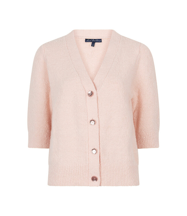 RED BUTTON VESTEN (ROSE-NUDE)