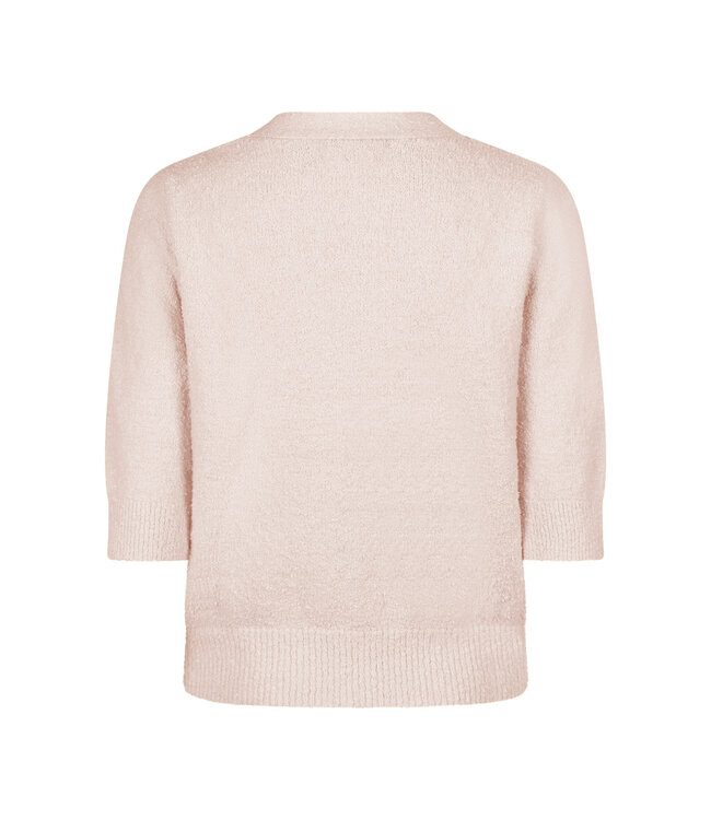 RED BUTTON VESTEN (ROSE-NUDE)