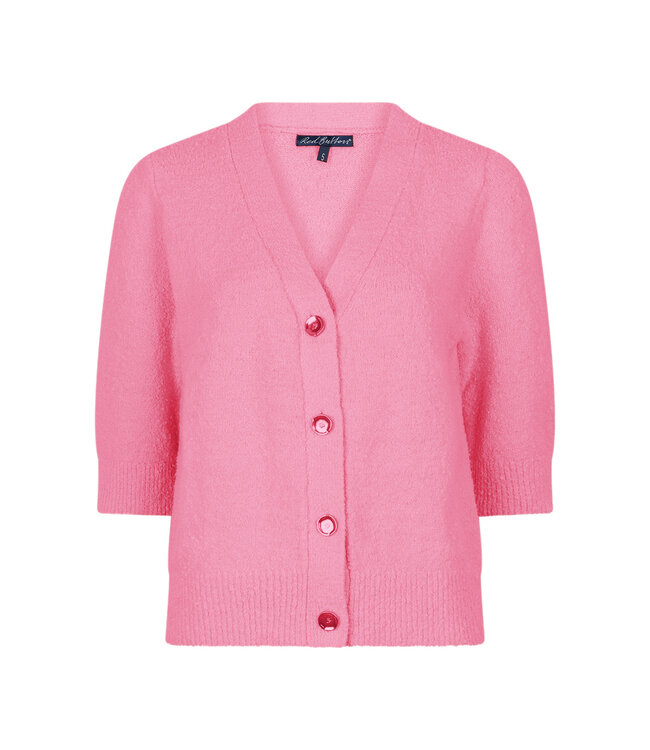 RED BUTTON VESTEN (FUCHSIA)