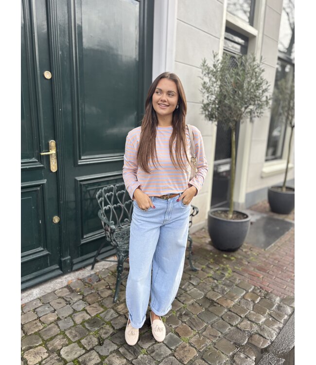 MITCH T-SHIRT (ORANJE COMBI)