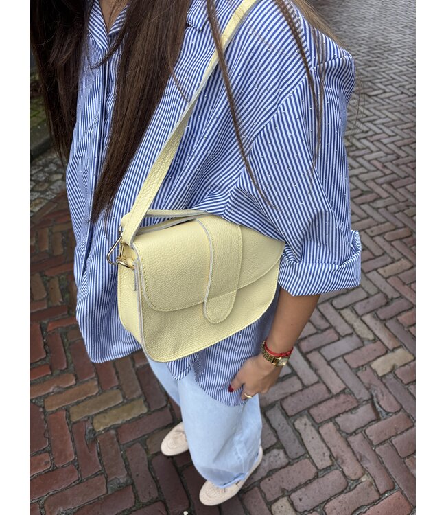 MITCH BLOUSE (BLAUW COMBI)