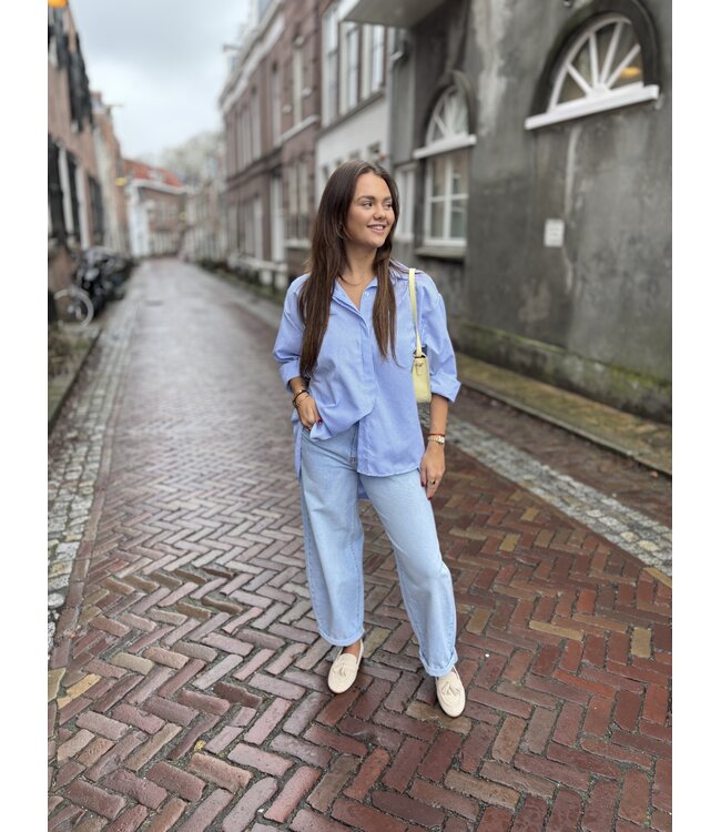 MITCH BLOUSE (WIT COMBI)