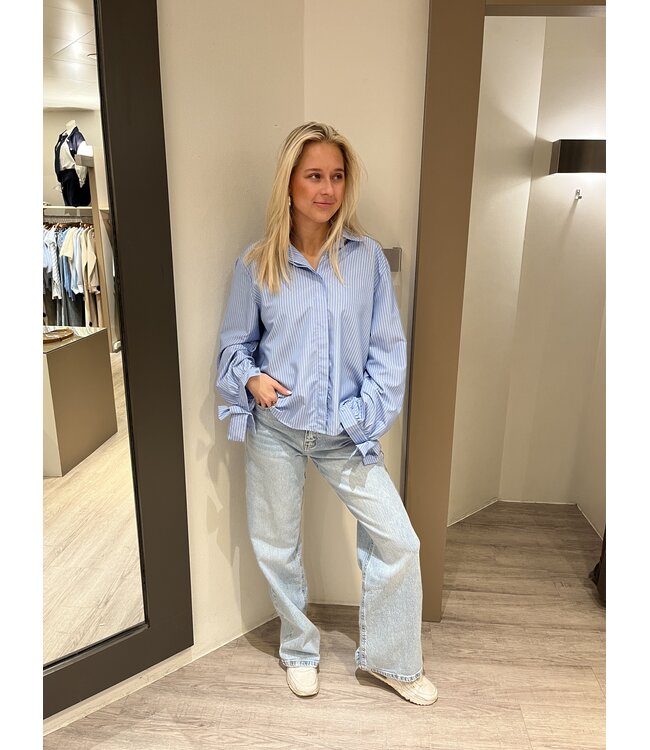 MITCH BLOUSE (BLEU AQUA)