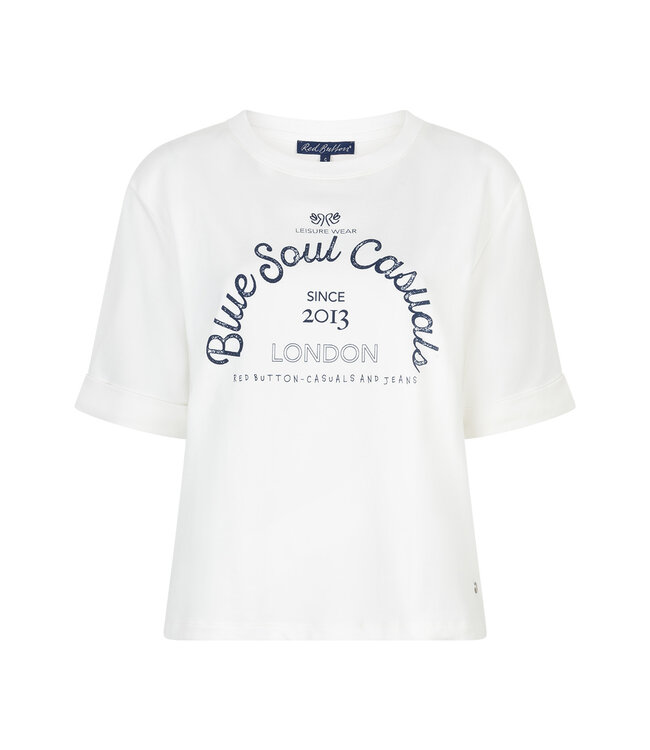 RED BUTTON SWEATER (ECRU-OFF WHITE)