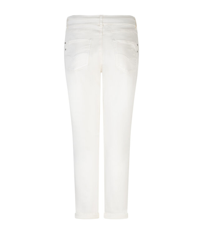 RED BUTTON BROEK (ECRU-OFF WHITE)