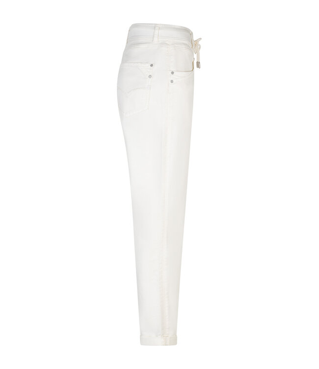 RED BUTTON BROEK (ECRU-OFF WHITE)