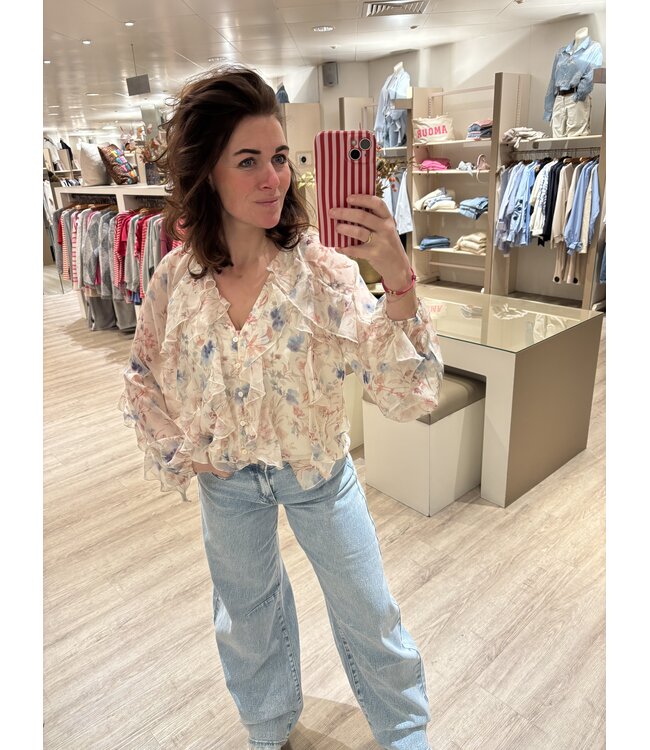 MITCH BLOUSE (ECRU-OFF WHITE)