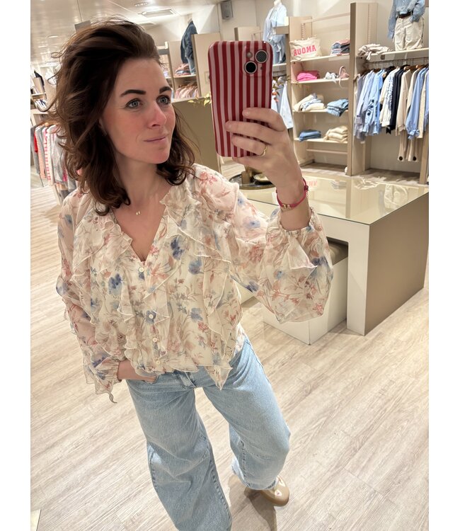 MITCH BLOUSE (ECRU-OFF WHITE)