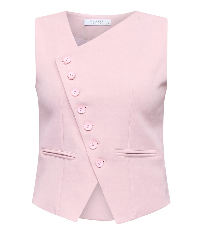 SISTERSPOINT GILET (ROSE-NUDE)