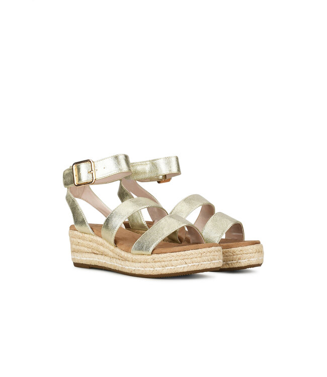 POELMAN WEDGES (GOUD)