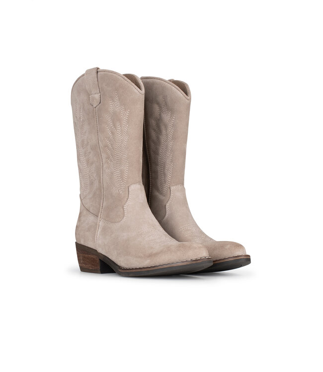 POELMAN COWBOY BOOTS (TAUPE)