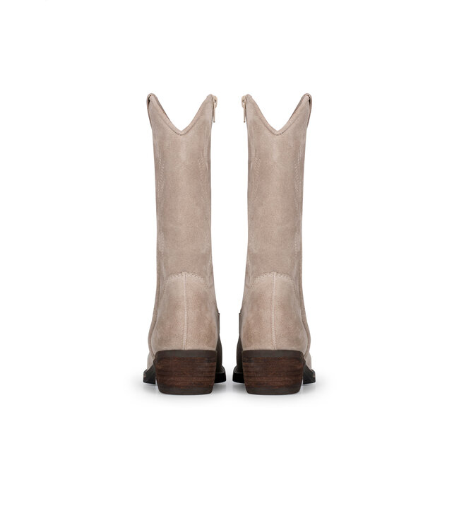 POELMAN COWBOY BOOTS (TAUPE)