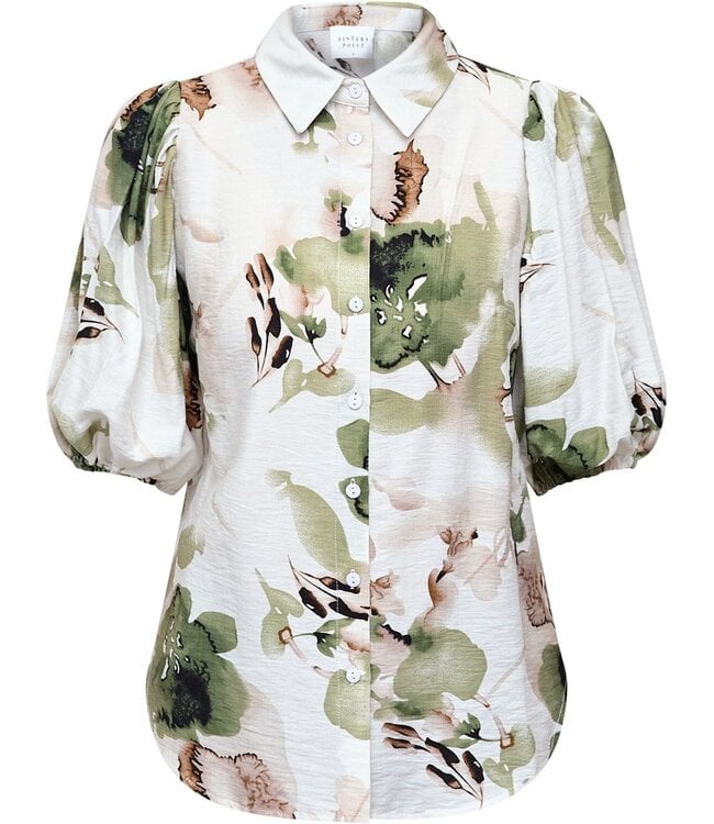 SISTERSPOINT BLOUSE (GROEN COMBI)