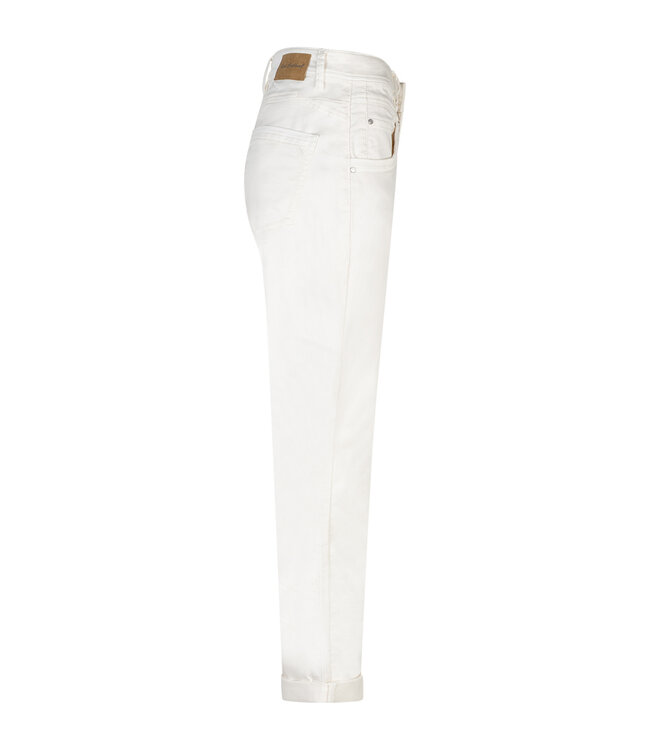 RED BUTTON BROEK (ECRU-OFF WHITE)