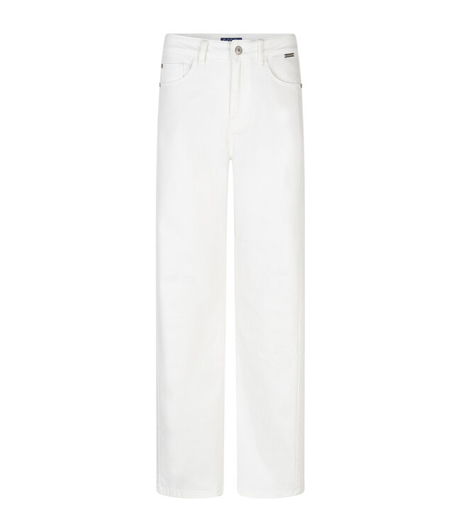 RED BUTTON BROEK (ECRU-OFF WHITE)