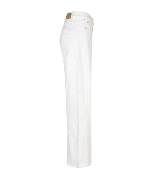 RED BUTTON BROEK (ECRU-OFF WHITE)
