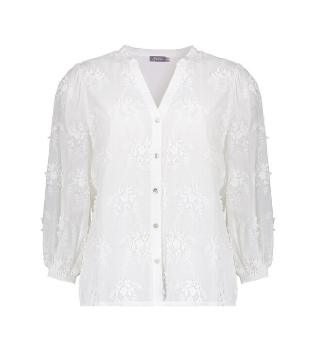 GEISHA BLOUSE (ECRU-OFF WHITE)