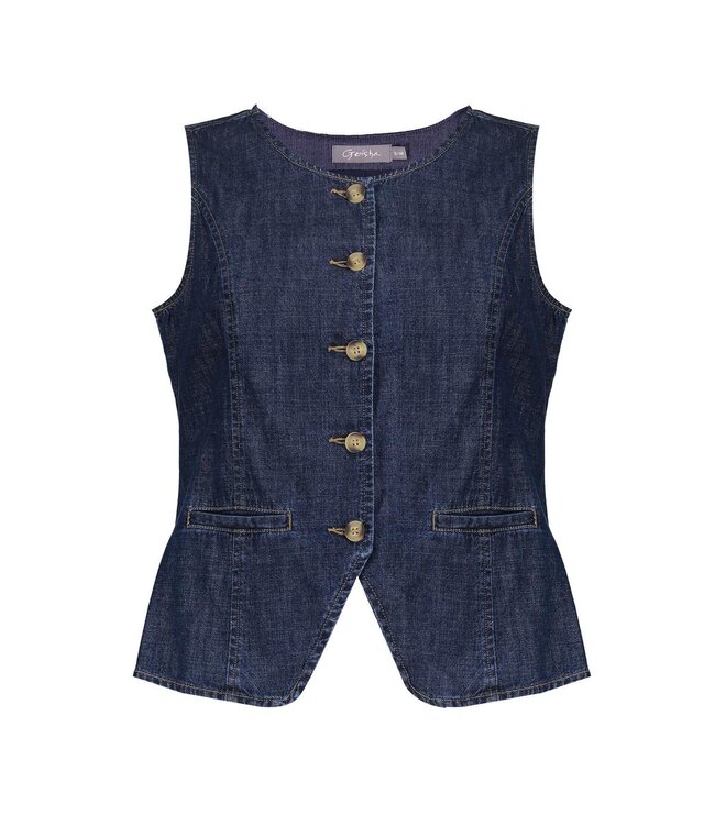 GEISHA GILET (JEANS)