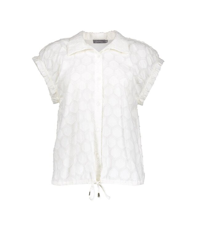 GEISHA BLOUSE (ECRU-OFF WHITE)