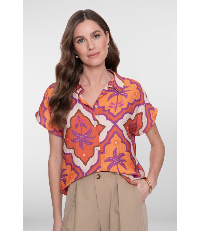 GEISHA BLOUSE (ORANJE)