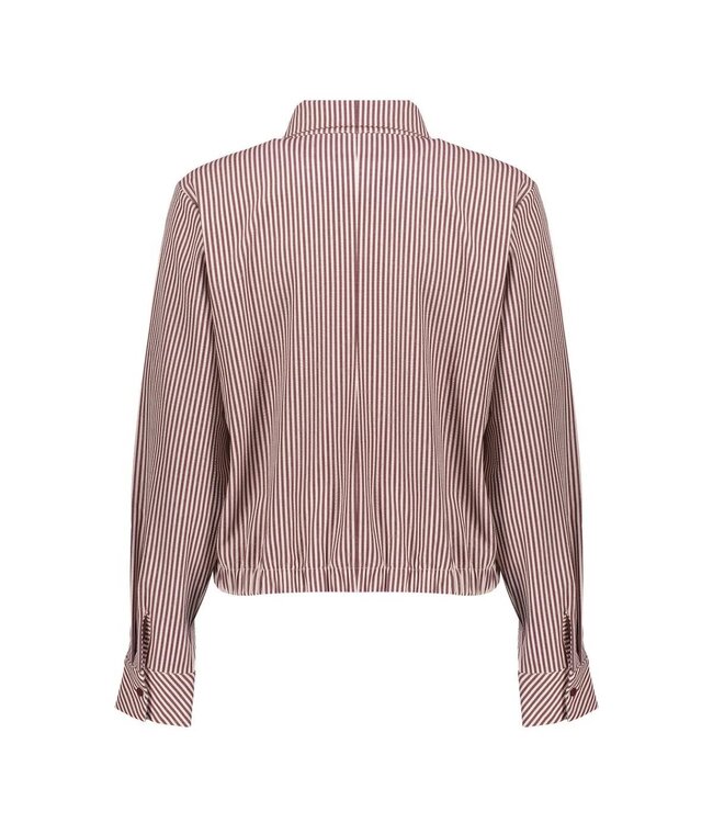 GEISHA BLOUSE (ROOD COMBI)