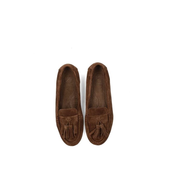 POELMAN LOAFERS (DONKERBRUIN)