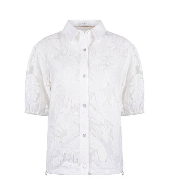 NUKUS BLOUSE (ECRU-OFF WHITE)