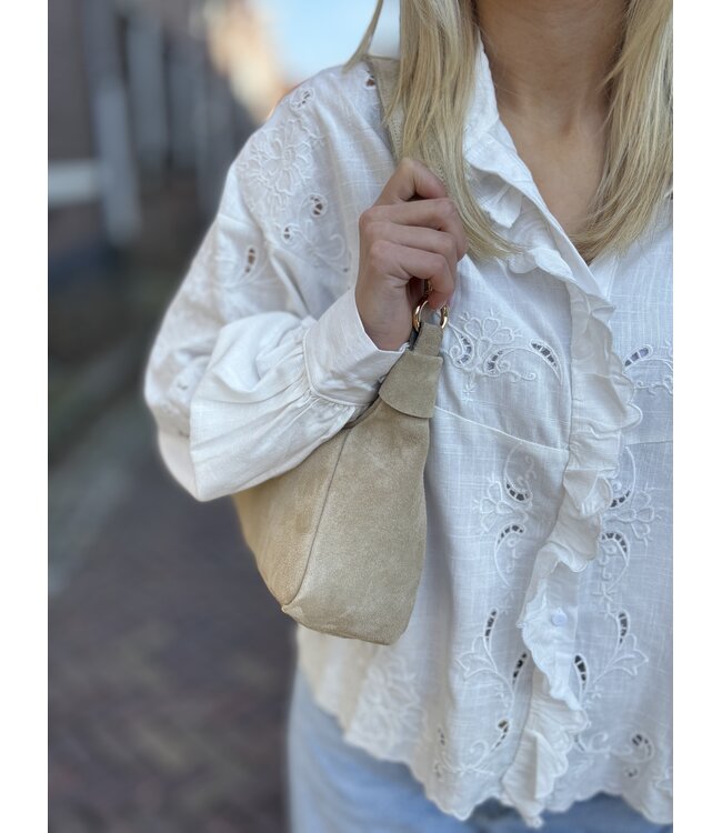 MITCH BLOUSE (ECRU-OFF WHITE)