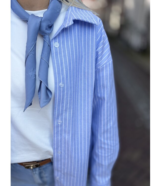 MITCH BLOUSE (BLEU AQUA)