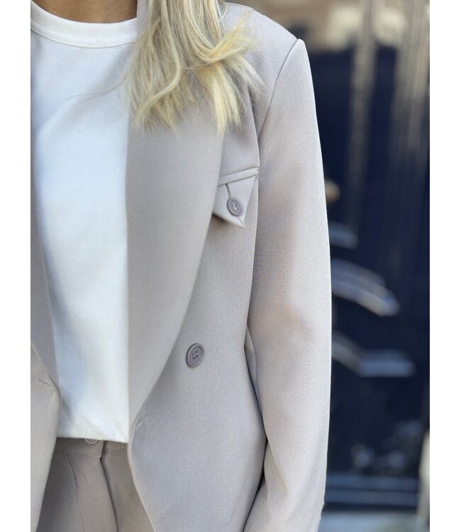MITCH BLAZER (TAUPE)