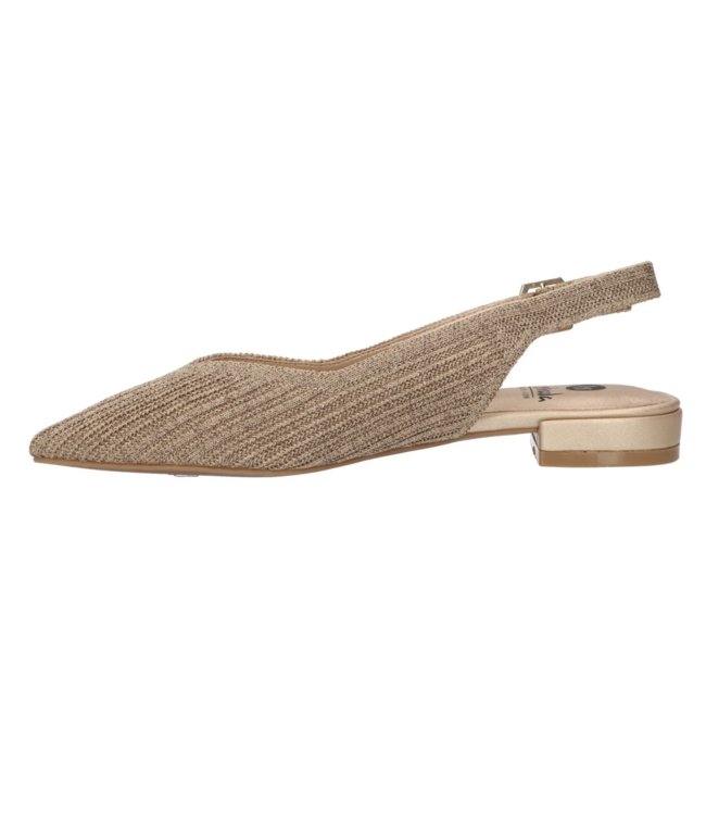 LA STRADA SANDALEN PLAT (GOUD)