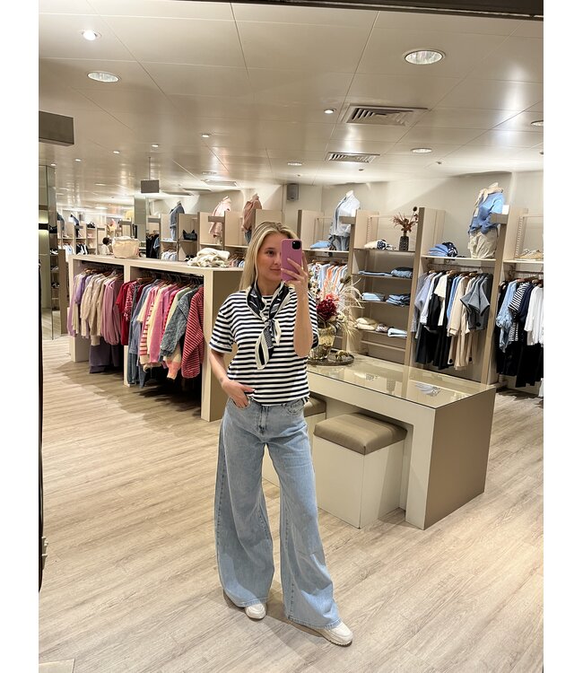 MITCH T-SHIRT (BLAUW COMBI)